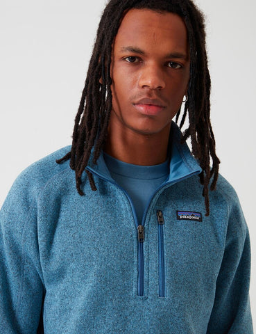 Patagonia Better Sweater 1/4 Zip Fleece - Taubenblau