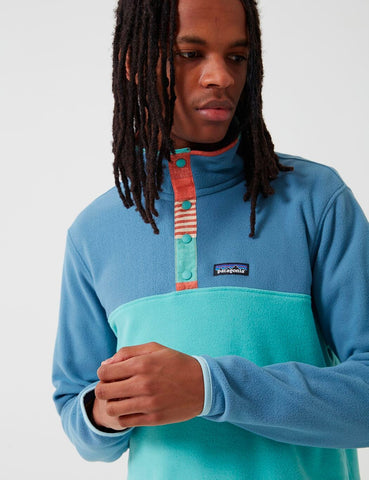 Patagonia Micro D-Snap-T Pullover - Licht Beryl Grün