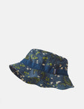 Patagonia Wavefarer Bucket Hat (Wattebausch Gators) - Dolomite Blau