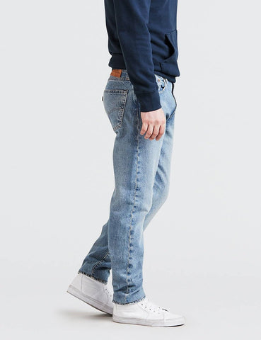 Levis 502 Jeans (Regular Tapered) - Puderquaste Warp Blau