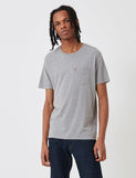 Levis Sunset Taschen-T-Shirt - Medium Grey Heather