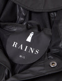 Rains Wasserdichte Jacke - Schwarz