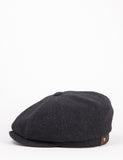 Stetson Hatteras Wool/Cashmere Newsboy Cap - Black