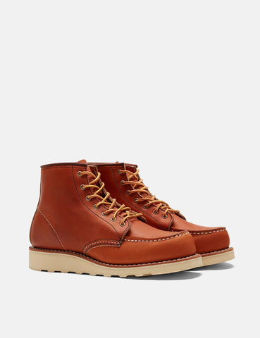 Frauen-Red Wing Arbeit 6" Moc Toe Stiefel (3375) - Tan Oro Vermächtnis