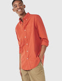 Gant Rugger Selvedge Madras Shirt - Sunset Orange