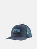 Patagonia Fitz Roy Horizons Trucker-Mütze - Dolomite Blau