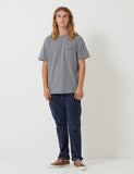 Patagonia Linie Ridge Logo-Tasche Responsibili-T T-Shirt - Gravel Heather Grey