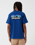 Patagonia P-6 Logo Responsibili-T T-Shirt - Superior-Blau