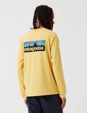 Patagonia P-6 Logo Responsibili-T T-Shirt - Surfbrett Gelb