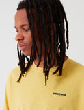 Patagonia P-6 Logo Responsibili-T T-Shirt - Surfbrett Gelb