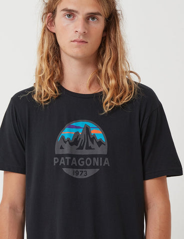 Patagonia Fitz Roy Scope T-Shirt - Schwarz