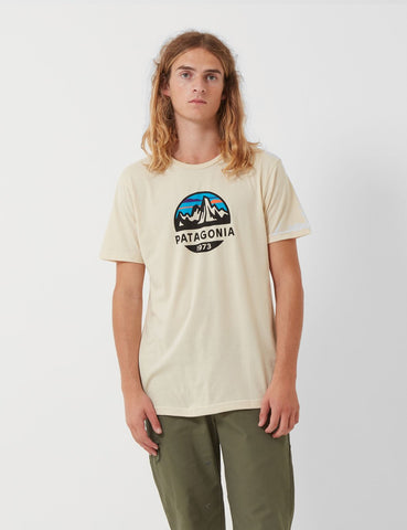 Patagonia Fitz Roy Scope T-Shirt - Oyster Weiß