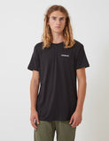 Patagonia P-6 Logo T-Shirt - Schwarz