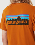 Patagonia P-6 Logo T-Shirt - Hammonds Gold-