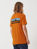 Patagonia P-6 Logo T-Shirt - Hammonds Gold-