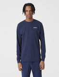 Patagonia P-6 Logo Responsibili-Tee Long Sleeved T-Shirt - Classic Navy