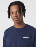 Patagonia P-6 Logo Responsibili-Tee Long Sleeved T-Shirt - Classic Navy