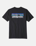 Patagonia P-6 Logo Responsibili-Tee T-Shirt - Black