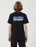 Patagonia P-6 Logo Responsibili-Tee T-Shirt - Black