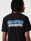 Patagonia P-6 Logo Responsibili-T T-Shirt - Schwarz