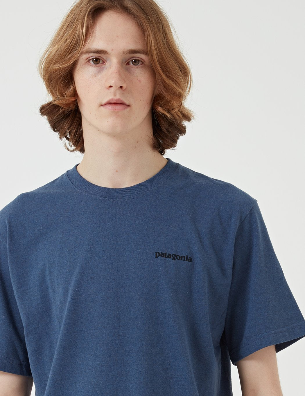 Patagonia P-6 Logo Responsibili-Tee T-Shirt - Dolomite Blue