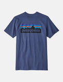 Patagonia P-6 Logo Responsibili-Tee T-Shirt - Dolomite Blue