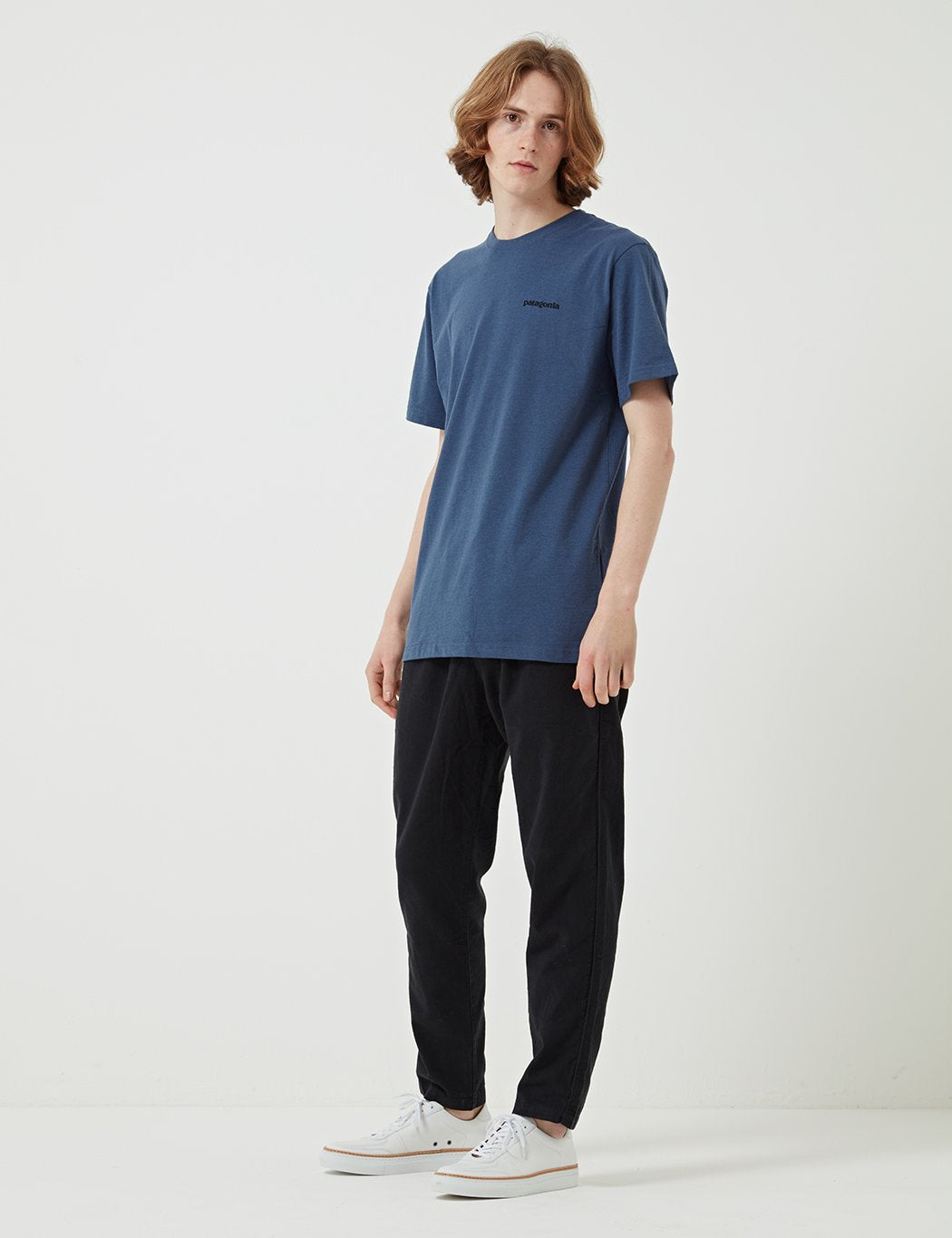 Patagonia P-6 Logo Responsibili-Tee T-Shirt - Dolomite Blue