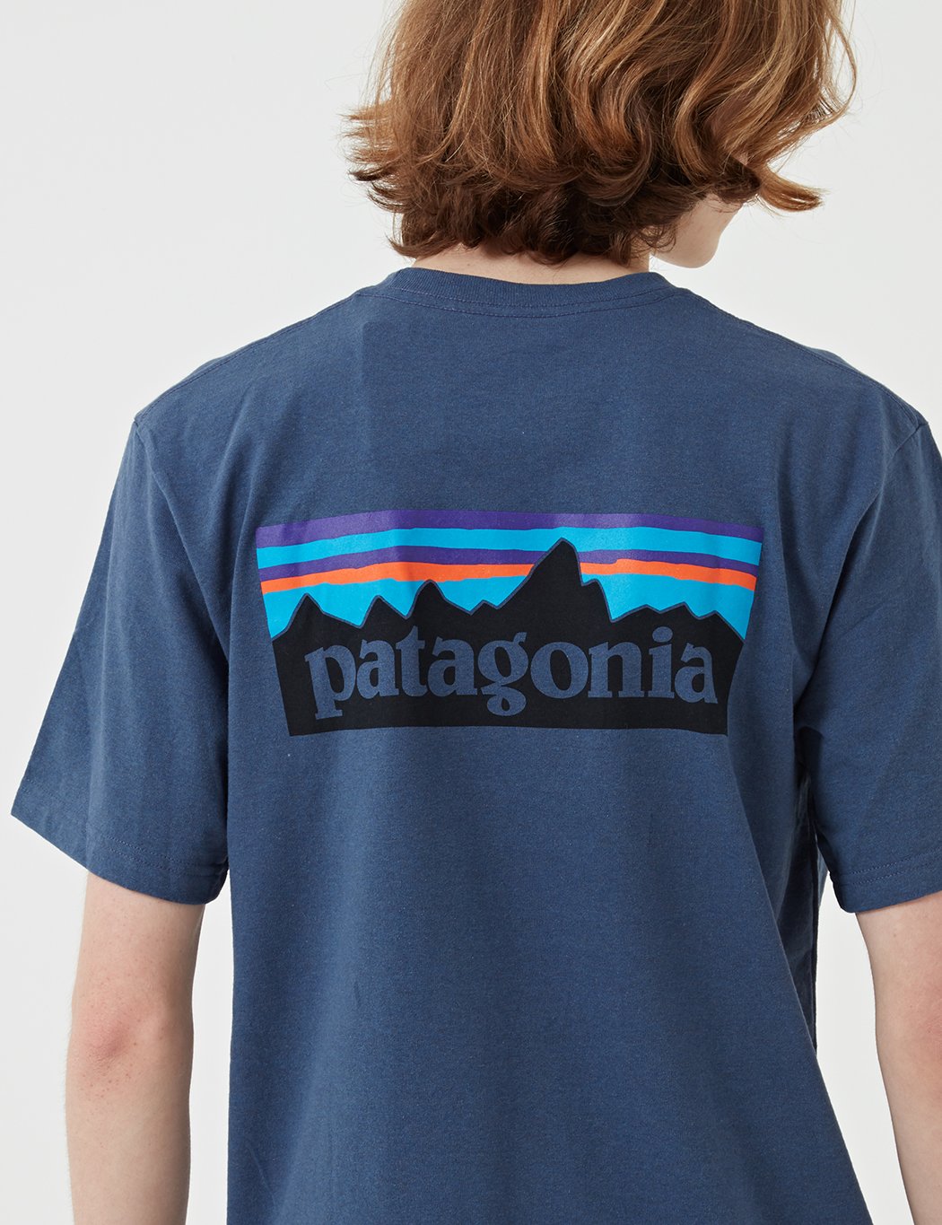Patagonia P-6 Logo Responsibili-Tee T-Shirt - Dolomite Blue