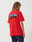 Patagonia P-6 Logo Responsibili-T T-Shirt - Fire Red