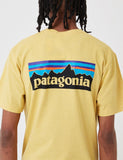 Patagonia P-6 Logo Responsibili-T T-Shirt - Surfbrett Gelb