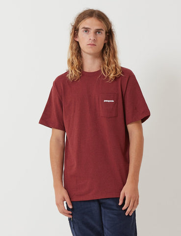 Patagonia P-6 Logo-Tasche Responsibili-T T-Shirt - Oxide Red