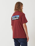 Patagonia P-6 Logo-Tasche Responsibili-T T-Shirt - Oxide Red