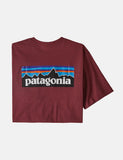 Patagonia P-6 Logo-Tasche Responsibili-T T-Shirt - Oxide Red