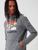 Patagonia Linie Logo Ridge Uprisal Hoody - Gravel Heather