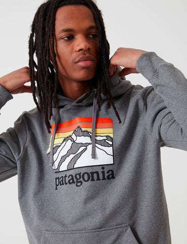 Patagonia Linie Logo Ridge Uprisal Hoody - Gravel Heather