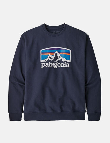 Patagonia Fitz Roy Horizons Uprisal Sweatshirt - Klassisches Marine-Blau