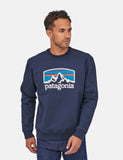 Patagonia Fitz Roy Horizons Uprisal Sweatshirt - Klassisches Marine-Blau