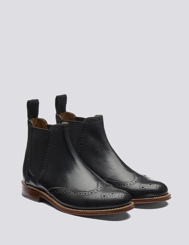 Frauen Grenson Jessie Chelsea Boots (Leder) - Schwarz