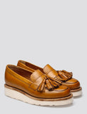 Frauen Grenson Clara Vibram Tassel Loafer - Tan