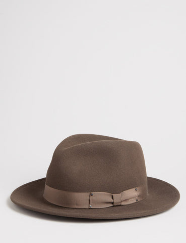 Bailey Curtis Widebrim Fedora-Hut - Serpent Brown