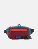 Patagonia Ultralight Black Hole Mini Hip Bag (Patchwork) - Roamer Red