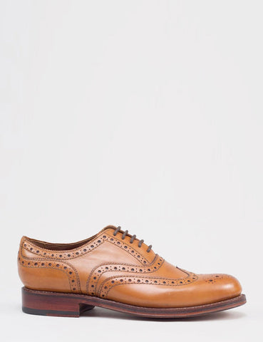 Grenson Stanley Kalb Brogue Schuhe - Tan