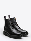 Grenson Fred Commando Sole Boot - Schwarz