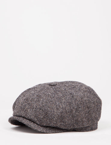 Stetson x Woolrich Hatteras Newsboy Cap - Grey