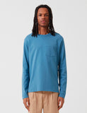 Patagonia Organic Cotton Midweight Taschen-T-Shirt - Taubenblau