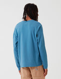 Patagonia Organic Cotton Midweight Taschen-T-Shirt - Taubenblau