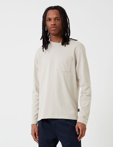 Patagonia Organic Cotton Midweight Taschen-T-Shirt - Bimsstein