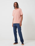 Patagonia Organic Cotton Midweight Taschen-T-Shirt (Striped) - Mellow Melon