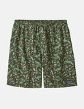 Patagonia Baggies Longs Shorts (7" ) - Alligatoren und Bullfrogs: Kale Grün