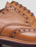 Grenson Archie Brogue Schuhe - Tan